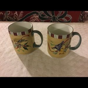 2 Lenox season greetings everyday mugs
